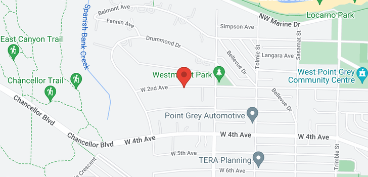 map of 4746 W 2ND AVENUE